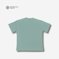 PLAYERA OVERSIZED VERDE CEMENTO