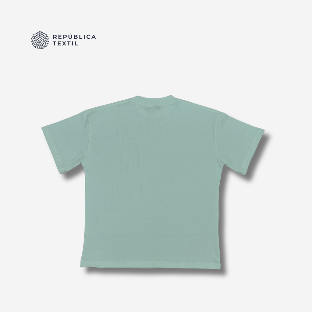 PLAYERA OVERSIZED VERDE CEMENTO
